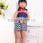 2015 stripe print Baby Swimsuit summer fashion style