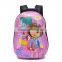 Soft leather cartoon children's backpack elementary school students backpack