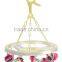 Cute hanger with 8 clips decorative kids cartoon clothes hanger