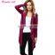 Irregular Hem Drape Front Open Cardigan Long Sleeve Casual Cardigans