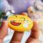 hot sell good quality funny emoji cute smile face soft PVC fridge magnet