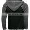 2016 Hot Sale Men's Zipper up Plain Hood Pullover Hoodie Sweatershirt