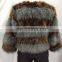 wholesale mongolian style fake fur lady leopard fur coat