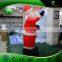 Movable Hand Waves Inflatable Santa, Outdoor LED Lighted Santa Claus Christmas Decoration
