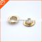 2015 new hot round brass gold eyelets for shoes, garment, handbags