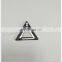 DZ6220 flat back fancy triangle frame crystal stones for necklace pendant