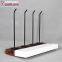 W40*D59*H253mm Wall-hanging Wood Belt Display Stand with Hooks