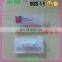 Plastic name badge with pin