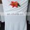 Hot Sale Spandex Cross Ruffle Back Banquet Chair Cover