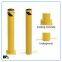 Steel Pipe Safety Bollard with Anchor Bolts