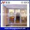 CE certificate easy installment tinted glass aluminum profile hinges swing casement door