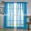 Cheap rod pocket terylene sheer voile curtains