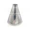 Customized stainless steel funnel Sanitary Concentric Reducer Packing Hopper with rolled ends