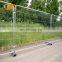 Mobile retractable mesh safety fence panels
