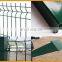 Powder Coated Construction Fence Square Post 3D Wire Mesh Fence