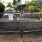 4'H x 10'W PVC Coated Steel Residential Chain Link Fence Double Drive Gate system