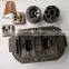 Excavator Hydraulic Pump parts for HPV118 cylinder block valve plate set plate hydraulic head cover