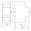 DDS1946-2p digital din rail single phase electric energy meter