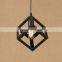 Loft Industrial Vintage Iron Pyramid / Square Style Pendant Light E27