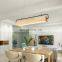 Modern Simple Natural Wood Strip Pendant Light for Decorate