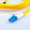 fiber patch cord lc apc dublex lc to sc fiber patch cable single mode duplex fiber optic duplex patch cord lc/upc - sc/apc