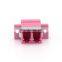 Low price LC SC UPC Duplex OM4 MM Plastic Fiber Optic Adapter