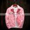 Mens Denim Jean Jacket, Trendy Fashion Ripped Denim Male Streetwear Jackets Cowboy Coats/