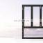 High quality aluminum glass windows folding window frosted glass