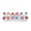Clear Square Acrylic 12 Holesc Lollipop Stand Display for Retail Stores Lollipop Display