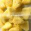 Sinocharm BRC A Approved Frozen Fruit Taste Sweet IQF Frozen Pineapple Cut