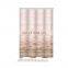 Walmart style printing strip hotel shower curtain