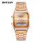 SANDA 747 Simple High Quality Digital Quartz Watch For Man Stainless Steel Time To Showed Luminous Fashion Watches Men