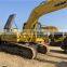 second hand original komatsu pc160-7 crawler excavator