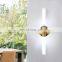 Nordic Led Wall Lamp Bedroom Bedside Lighting Modern Minimalist Living Room Hotel Corridor LED Glass Wall Light