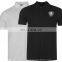 Black And white With Custom Embroider Logo Cotton Polo Shirt For Men Wholesale Prices
