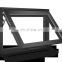Wholesale custom Australia AS2047 standard Inward Opening black color single hung awning skylight window