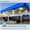 Spacious and less cost of stainless steel structure gas station canopy