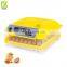 Temperature Control Chicken Duck Egg Incubator with Fully Automatic Egg Turning and Humidity Control 80W Clear Hatching