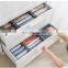 Latest Portable Mesh Effortless Quick Folding 7 Grid Closet Storage Box Travel Cabinet Wardrobe Clothes Organizer