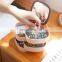Rotating Elegant Luxury Portable Bracelet Modern Small Mirror Pink Storage Plastic Box Jewelry Travel Organizer