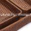 High Quality Wicker Rattan Storage Basket for Kitchen 4 compartments Cosmetic Storage Tray Wholesale Supplier