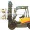 Forklift paper roll clamp attachment