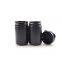60ml 100ml 150ml Empty Black White HDPE Pill Capsule Container Chewing Gum Bottle With Flip Top Cap
