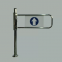 shop security gate/ security entrance gates turnstile entrance gate swing gate