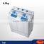 4.0kg two tubs decorated plastic washing machine with spin dryer                        
                                                Quality Choice