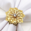 Wholesale Bulk Napkin Ring Wedding With Antique Palm Leaf Embossed Design
