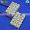 Super bright led panel light bulb 5050 15smd auto doom panel interior led for cars