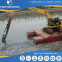 Reliable Excavator Modular Floating Platform Barge for Marine Use