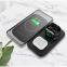 3 in 1 Magnetic Wireless Charger 15w Quick charging Multifunction foldable charger station for phones smart watch earphones