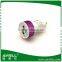 Aluminum shell two port 2.1A dual usb car charger